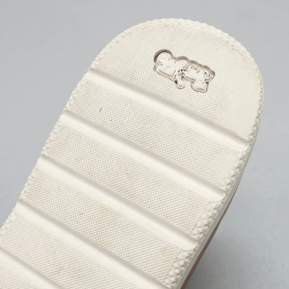 Coach Ladies 8 Gable Khaki/Saddle Signature Platform Slides Mules Sandals Shoes - Picture 11 of 12